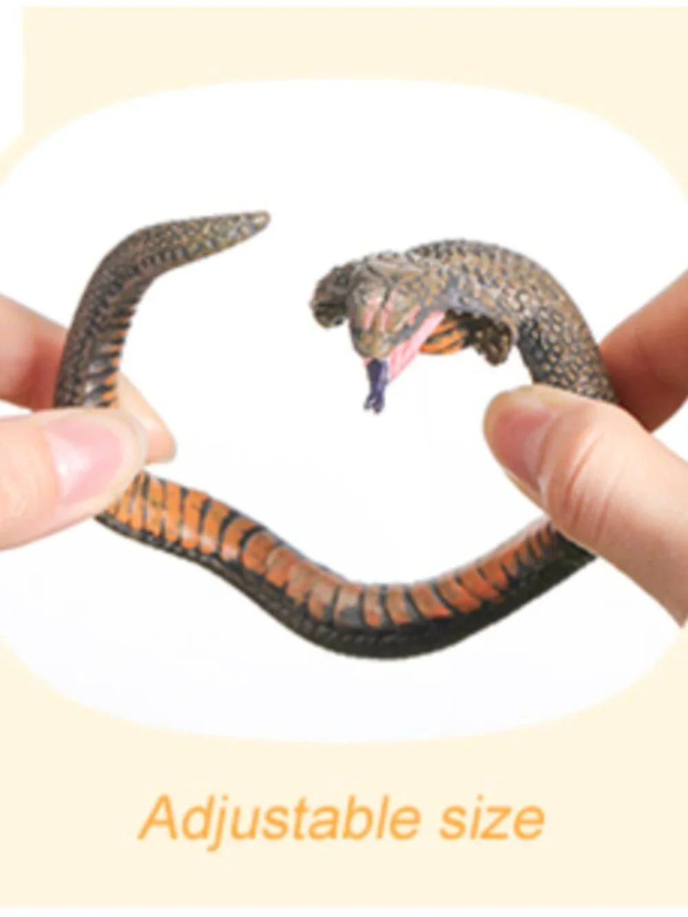 NEW 6 REALISTIC SNAKE REPTILE PVC PLASTIC TOY BRACELET HALLOWEEN GOTHIC